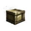 Small Brass Reinforced Crate